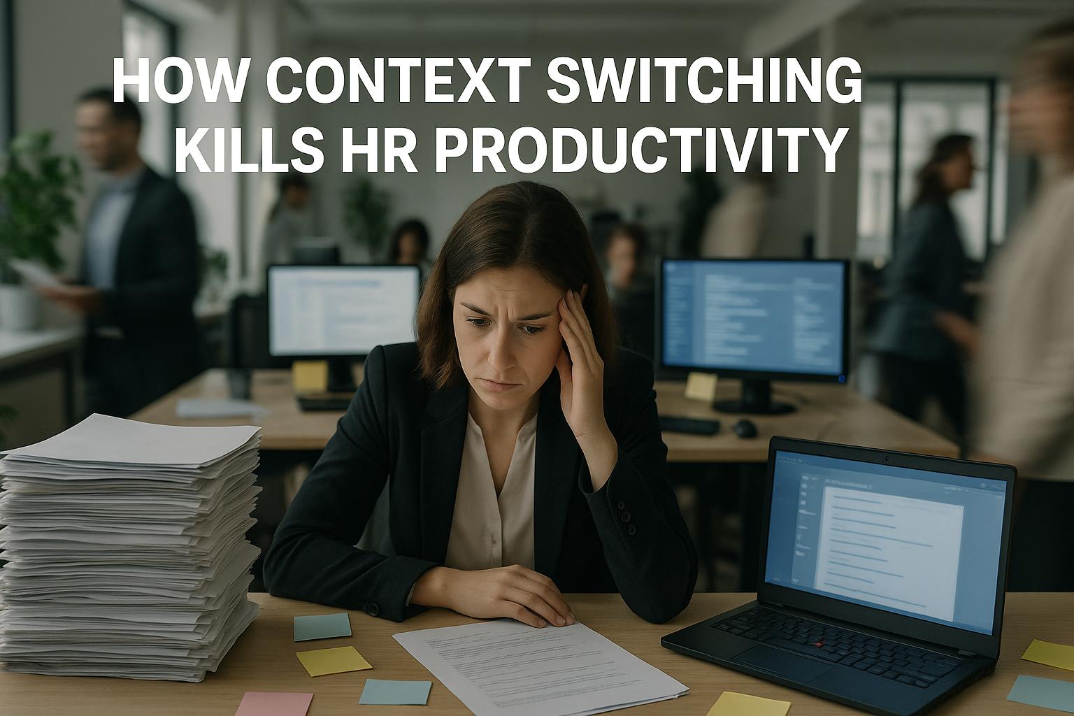 How Context Switching Kills HR Productivity